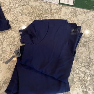 Figs Size Medium Navy Blue Scrubs